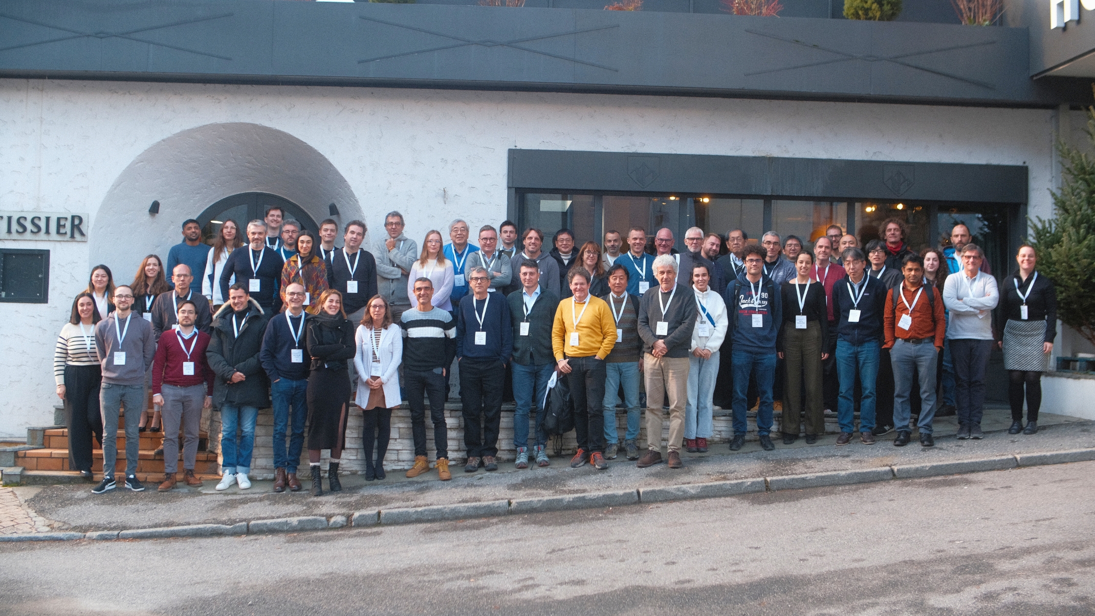 Group photo of participants at the HANAMI High-Level Symposium, bringing together European and Japanese experts in high-performance computing collaboration.