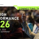 Conference banner showing an audience at an HPC event with the text “ISC High Performance 2026”, including dates June 22–26, 2026, in Hamburg, Germany.